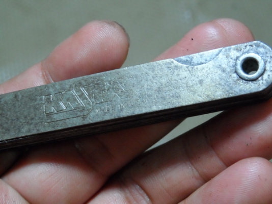 ฟิลเลอร์เกจ MADE IN USA. ครับ