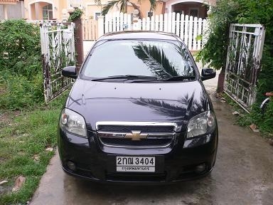 ขายรถเก๋ง CHEVROLET AVEO 1.4 LTตัวTop ABS AIRBAG ปี2007 เกียร์ออโต้ สีดำ