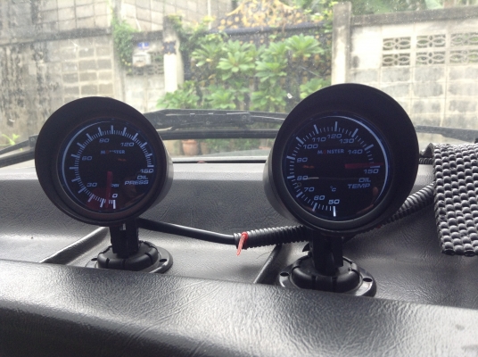 ขายเกจ์ monster หน้ามืด 2นิ้ว 2ตัว 800 บาท