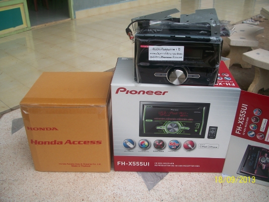 ขายเครื่องเสียงติดรถยนต์pioneer ของใหม่พร้อมลำโพง