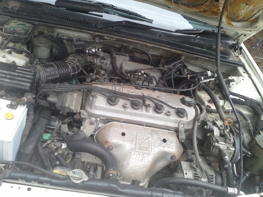 ขายแล้วครับ 100000 บาท HONDA ACCORD 2.3 Vtec เกียร์ ออโต้ ยกเครื่องใหม่ วิทยุ แอร์เย็น จกไฟฟ้า ปรับไฟฟ้า ติด LPG หัวฉีด รถใช้น้อย สภาพดีมาก วิ่งทางไกลสบายครับ ทะเบียนพร้อมโอน