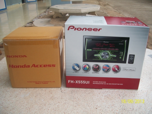 ขายเครื่องเสียงติดรถยนต์pioneer ของใหม่พร้อมลำโพง ลดได้ครับ
