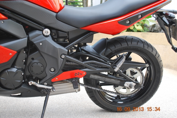 Ninja 650 ABS สีส้ม ปี 2011 ราคา 179,000.- มือแรก วิ่ง 5,500 กิโลเมตร