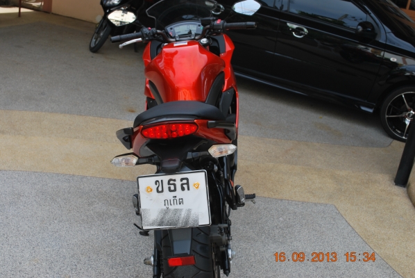 Ninja 650 ABS สีส้ม ปี 2011 ราคา 179,000.- มือแรก วิ่ง 5,500 กิโลเมตร