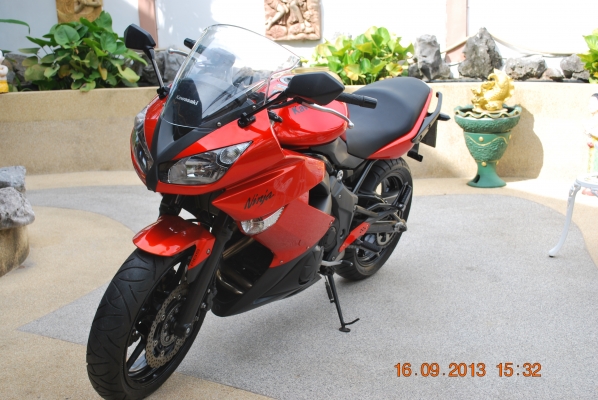 Ninja 650 ABS สีส้ม ปี 2011 ราคา 179,000.- มือแรก วิ่ง 5,500 กิโลเมตร