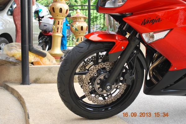 Ninja 650 ABS สีส้ม ปี 2011 ราคา 179,000.- มือแรก วิ่ง 5,500 กิโลเมตร