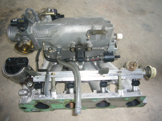 ขายอะไหล่ Honda Accord F23A ขายท่อร่วมไอดีอุปกรณ์ครบ+พร้อมราง+หัวฉีด+ปีกผีเสื้อ+ไดชาท