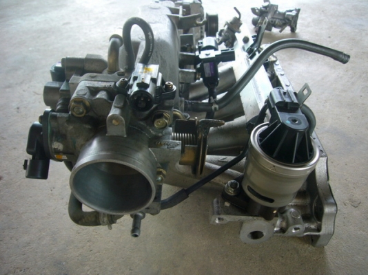 ขายอะไหล่ Honda Accord F23A ขายท่อร่วมไอดีอุปกรณ์ครบ+พร้อมราง+หัวฉีด+ปีกผีเสื้อ+ไดชาท