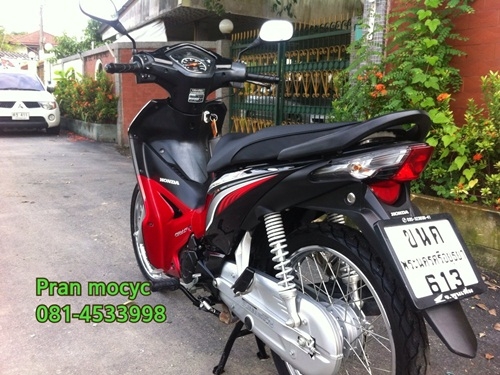 ขายhonda waveสีดำเเดง ปี2555 ขายhonda waveสีดำเเดง ปี2555