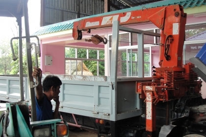 ขายกระบะเหล็ก 2.10x5.20ม. สภาพสวยมาก