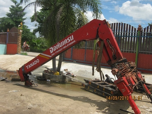 กำลังต่อ จองได้ ขายรถบรรทุกหกล้อฮีโน่หัวสิงห์ไฮเทคเครื่อง HO6C -T เครื่อง-200 แรงม้าติดเครนทอนาโด 3.