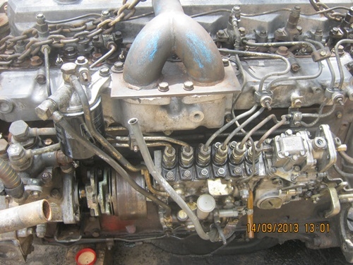 กำลังต่อ จองได้ ขายรถบรรทุกหกล้อฮีโน่หัวสิงห์ไฮเทคเครื่อง HO6C -T เครื่อง-200 แรงม้าติดเครนทอนาโด 3.