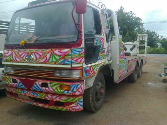 เทเลอร์รถเกี่ยว HINO KT725หัวไฮเทค2เพลาเครื่องHO7C