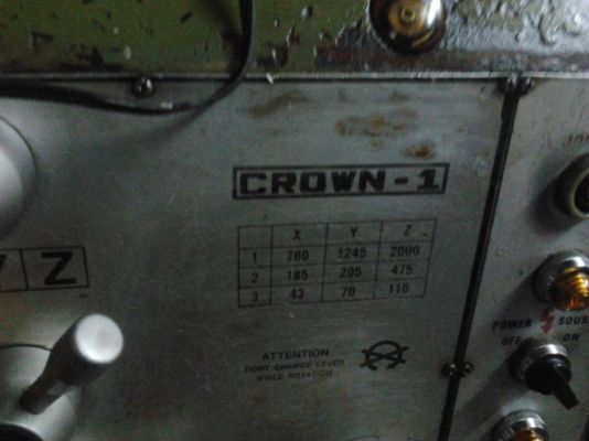 ขายเครื่องกลึง TASHING CROWN 5 ฟุต