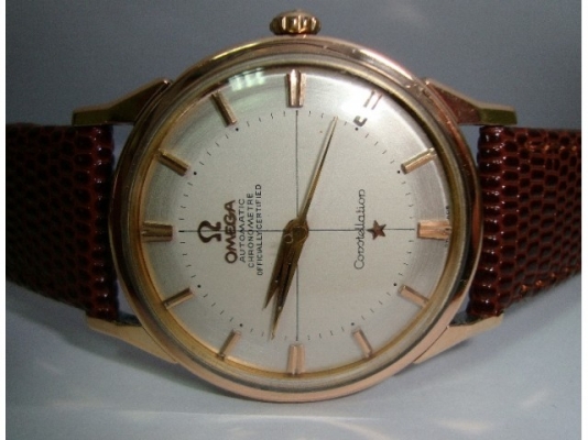 นาฬิกา OMEGA Constellation Automatic หอดูดาว ทอง Pink Gold หุ้ม