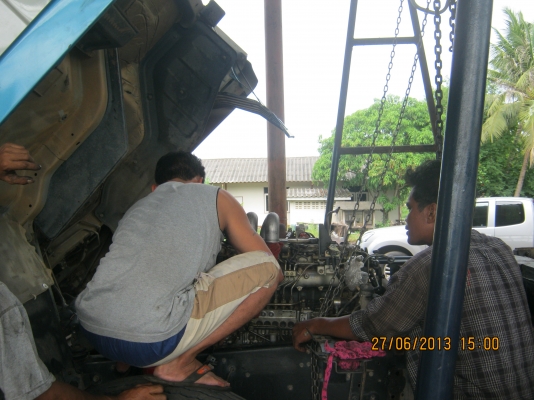 ขายเครื่อง6D16 สวยๆ เพิ่งยกลง (มีทะเบียน) 0810142208