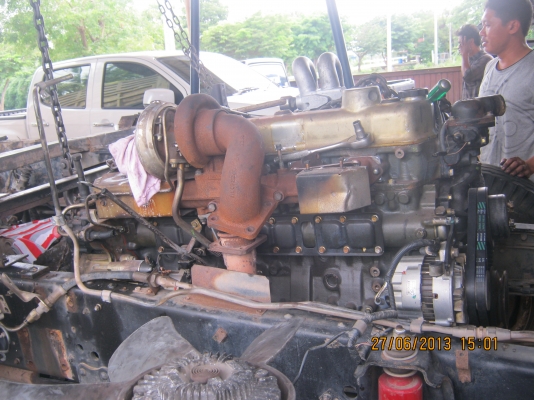 ขายเครื่อง6D16 สวยๆ เพิ่งยกลง (มีทะเบียน) 0810142208