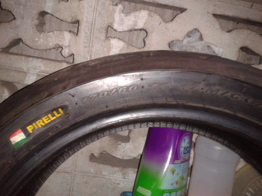 ยาง 170/60/17 และ 120/70/17 PIRELLI ปี 2012 ยาง 170/60/17 และ 120/70/17 PIRELLI ปี 2012