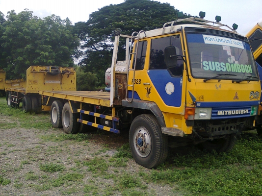 ขาย มิตชู 528 พื้นเรียบ พ่วงลูก 2 คาน ขาย มิตชู 528 พื้นเรียบ พ่วงลูก 2 คาน