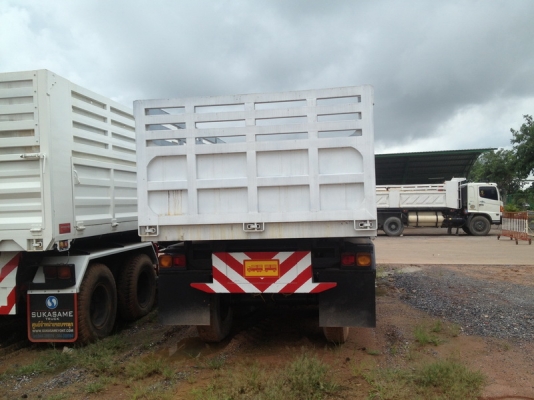 ขายลูกพ่วงต่อใหม่ไม่ได้ใช้ 3 เพลา ดั้ม ยาว 6.30 เมตร สูง 1.5 เมตรพร้อมเก็บงานพร้อมเล่ม โทร. 081-2659193 คุณสุวรรณ  081-8789119 คุณสุขเกษม  085-3034416 คุณวิยะดา