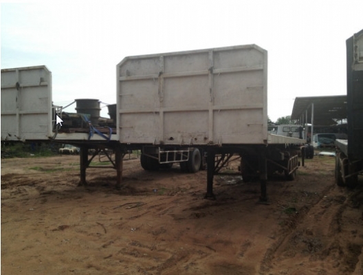 ขาย หางเทรลเลอร์ 2 เพลาพื้นเรียบมีทะเบียนทุกหาง ยาว 9 เมตร กว้าง 2.50 เมตร  ตามสภาพหางสภาพสวยครับมี 3 หางครับ โทร.081-2659193 คุณสุวรรณ  081-8789119 คุณสุขเกษม  085-3034416 คุณวิยะดา 085-4795337 คุณเล๋ก  044-389074