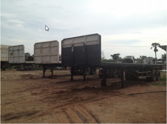 ขาย หางเทรลเลอร์ 2 เพลาพื้นเรียบมีทะเบียนทุกหาง ยาว 9 เมตร กว้าง 2.50 เมตร  ตามสภาพหางสภาพสวยครับมี 3 หางครับ โทร.081-2659193 คุณสุวรรณ  081-8789119 คุณสุขเกษม  085-3034416 คุณวิยะดา 085-4795337 คุณเล๋ก  044-389074