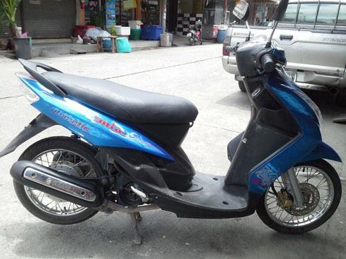 mio ตากลม ปี 50 สีน้ำเงิน รถบ้าน เครื่องเดิมๆแน่นๆ ไม่หลวม ไม่มีควัน เอกสารครบ