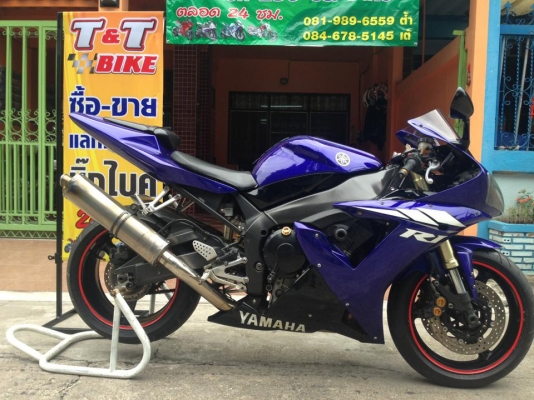 ต้ำพระราม2 ขายyamaha r1 ปี 03 อินวอยสรรพษามิตรแท้ วิ่งน้อยของแต่งแน้นๆ