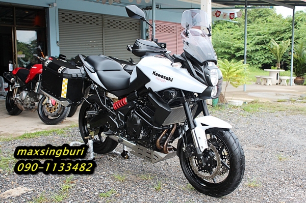 แม็กสิงห์บุรี//KAWASAKI VERSYS ปี2012 ปลายปี สภาพโครตหล่อแต่งเต็มคัน พร้อมลุย 319000 ด่วน