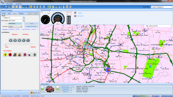 GPS Tracking ระบบติดตามยานพาหนะ