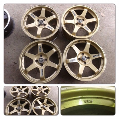 ขายแม็กมือ2ลาย TE37 ขอบ17 4รู100 ราคา7,900 บาทราคาถูก