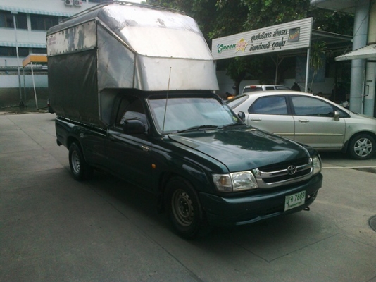 2002 TOYOTA, HILUX TIGER 2.5 J STANDARD CAB 2JZ เกียร์ธรรมดา เกียร์หัวฉีดNGV 2 ถัง พร้อมหลังคา ขนของค้าขายคุ้มค่าประหยัดสะใจ