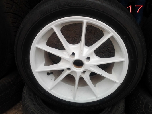 ขายแม็กรถเก๋งขอบ 16"พร้อมยาง 4 รู100 กว้าง 7"ขาย 8500 พร้อมส่ง