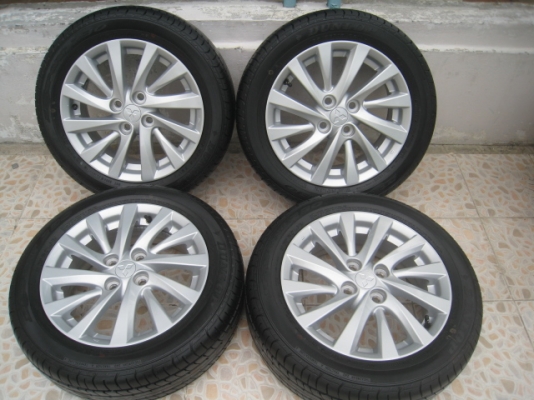 ขายล้อแม็ก Mitsubishi attrage ป้ายแดง 15"x5.5" et38 4รู100 +ยางปี 13 ตุ่มยังมีทุกเส้นครับ  สนใจติดต่อเล็กคลองสาม (081-3747940)
