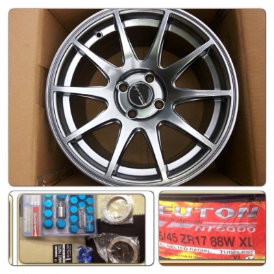 ขายล้อแม็กใหม่100\% ลาย XXR 527 ขอบ15 กว้าง 8 4 รู100 ราคา 9,700 บาทถูก