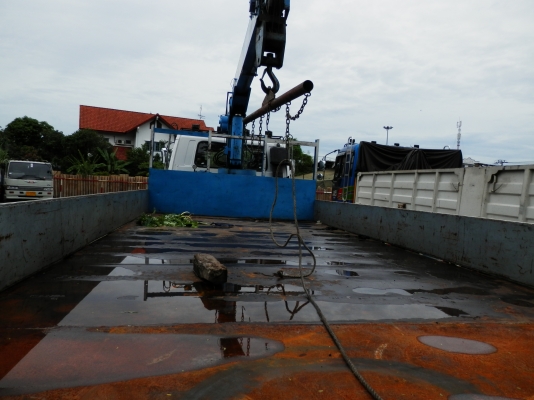 6ล้อช่วงยาว6.70มISUZU ROCK165ติดเครนTANADO ขนาด3.5ตัน