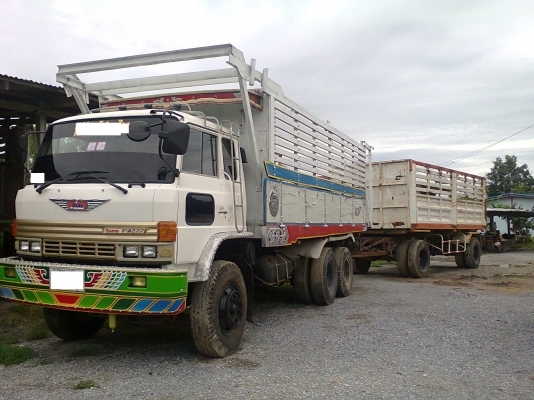 Hino 227 18 ล้อ 2 เพลา ดัมพ์แม่ ดัมพ์ลูก