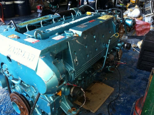 ขายด่วน เครื่องยนต์เรือ ดีเซล ยันม่า  พร้อมใช้