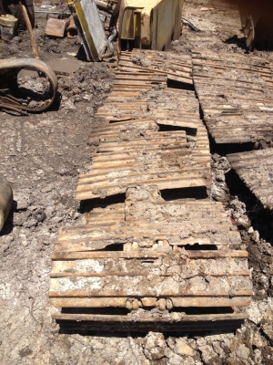 ขายด่วน โซ่แผ่น kobelco mark III สภาพพร้อมใช้งาน