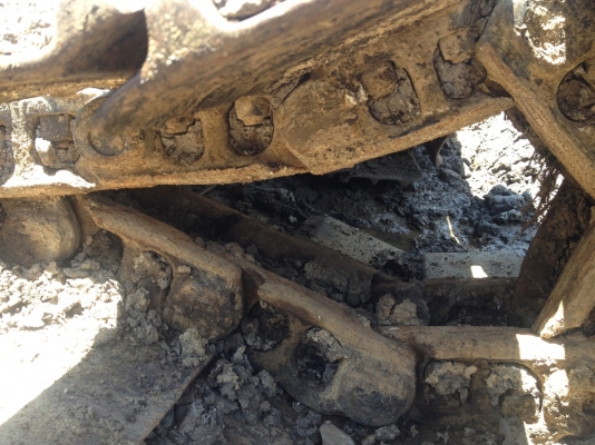 ขายด่วน โซ่แผ่น kobelco mark III สภาพพร้อมใช้งาน