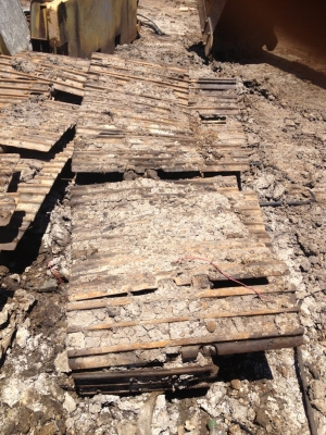 ขายด่วน โซ่แผ่น kobelco mark III สภาพพร้อมใช้งาน