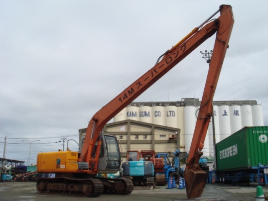 ขายด่วน Hitachi EX120-5  อาร์มยาวจากญี่ปุ่น 14  เมตร  รถสวยสภาพดี นำเข้าจากญี่ปุ่นเองจ้า  3701  ชม.