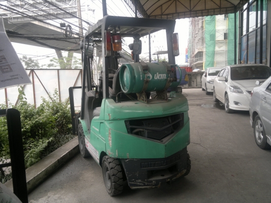 ขายรถฟอร์คลีฟท์ติดแก๊ส MITSUBISHI KFG15T KF2D-50185เสา3 เมตรออโต้ งาสไล้ด์ได้ปี2004,Hr.4235 รถนอกนำเข้า ติดต่อมานะ 085-9049669