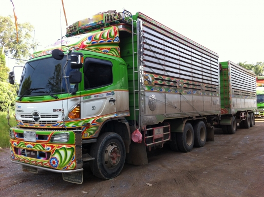 ขายรถพ่วง 22 ล้อ 2 เพลา แม-ลูก กระบะเนียมคอกเกษตรดั้ม HINO FM2P-380 ซีรี้ 500 ปี.56 ขายดาวน์ รถ7 เดือน สนใจโทร