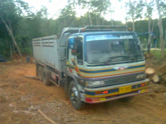 10ล้อดั้ม HINO FM3M ปี39 ดั้มกระบะเหล็กข้างเรียบ