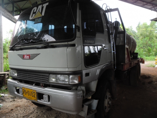 ขายรถเทเลอร์บรรทุกรถแบคโฮคัสซีมิตรซู FN 215 K หัวฮีโน่ เครื่อง HINO EK 100 ซ่วงล่างมิตรซู 2 เพลาหางเหล็ก H บีมทะเบียนเต็ม