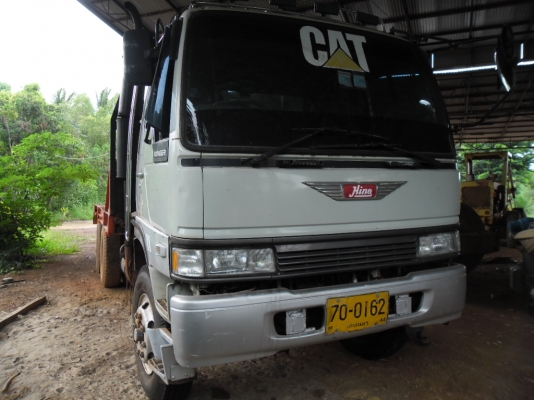 ขายรถเทเลอร์บรรทุกรถแบคโฮคัสซีมิตรซู FN 215 K หัวฮีโน่ เครื่อง HINO EK 100 ซ่วงล่างมิตรซู 2 เพลาหางเหล็ก H บีมทะเบียนเต็ม