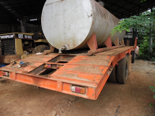 ขายรถเทเลอร์บรรทุกรถแบคโฮคัสซีมิตรซู FN 215 K หัวฮีโน่ เครื่อง HINO EK 100 ซ่วงล่างมิตรซู 2 เพลาหางเหล็ก H บีมทะเบียนเต็ม