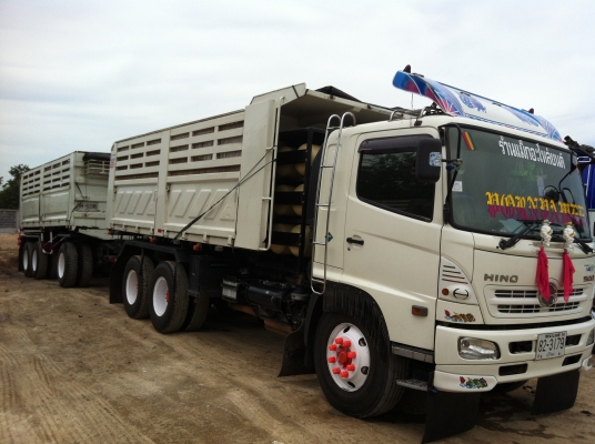 ขายดาวน์ HINO 500 260แรง NGV ห้างแท้ๆ ปี54 ลูก 3 เพลา