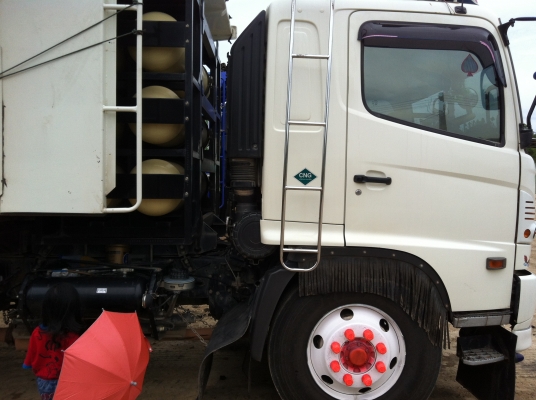 ขายดาวน์ HINO 500 260แรง NGV ห้างแท้ๆ ปี54 ลูก 3 เพลา